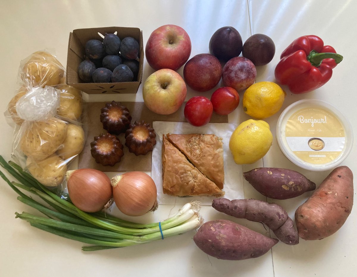 5thcirclegirl's tweet photo. Farmers market haul !! https://t.co/p5RATtThyK