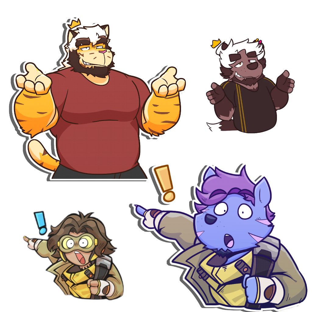 GORO_draws's tweet photo. some telegram stickeroos I did today

https://t.co/X3Y4p3QgwJ https://t.co/CejygLfd6P