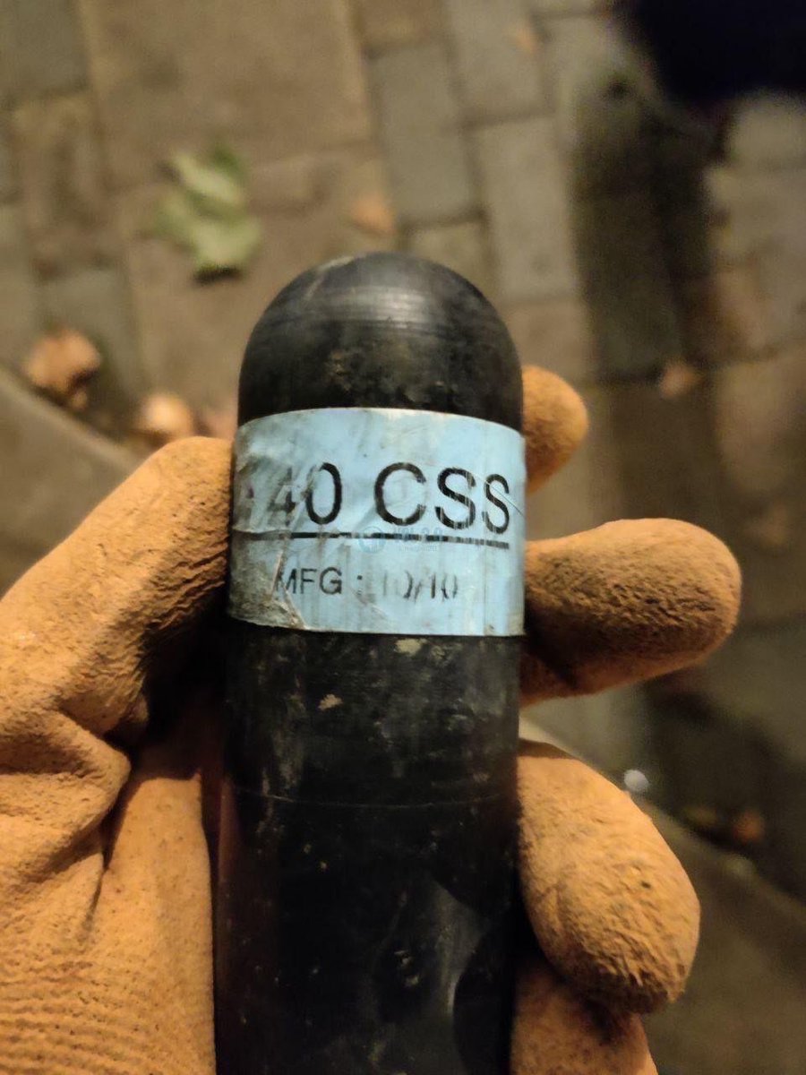 AngryGeorgian1's tweet photo. Ось такі газові капсули були використані поліцією проти народу, що вийшли на мітинг проти підроблених результатів муніципальних виборів 🇬🇪 https://t.co/PDnixdblCc