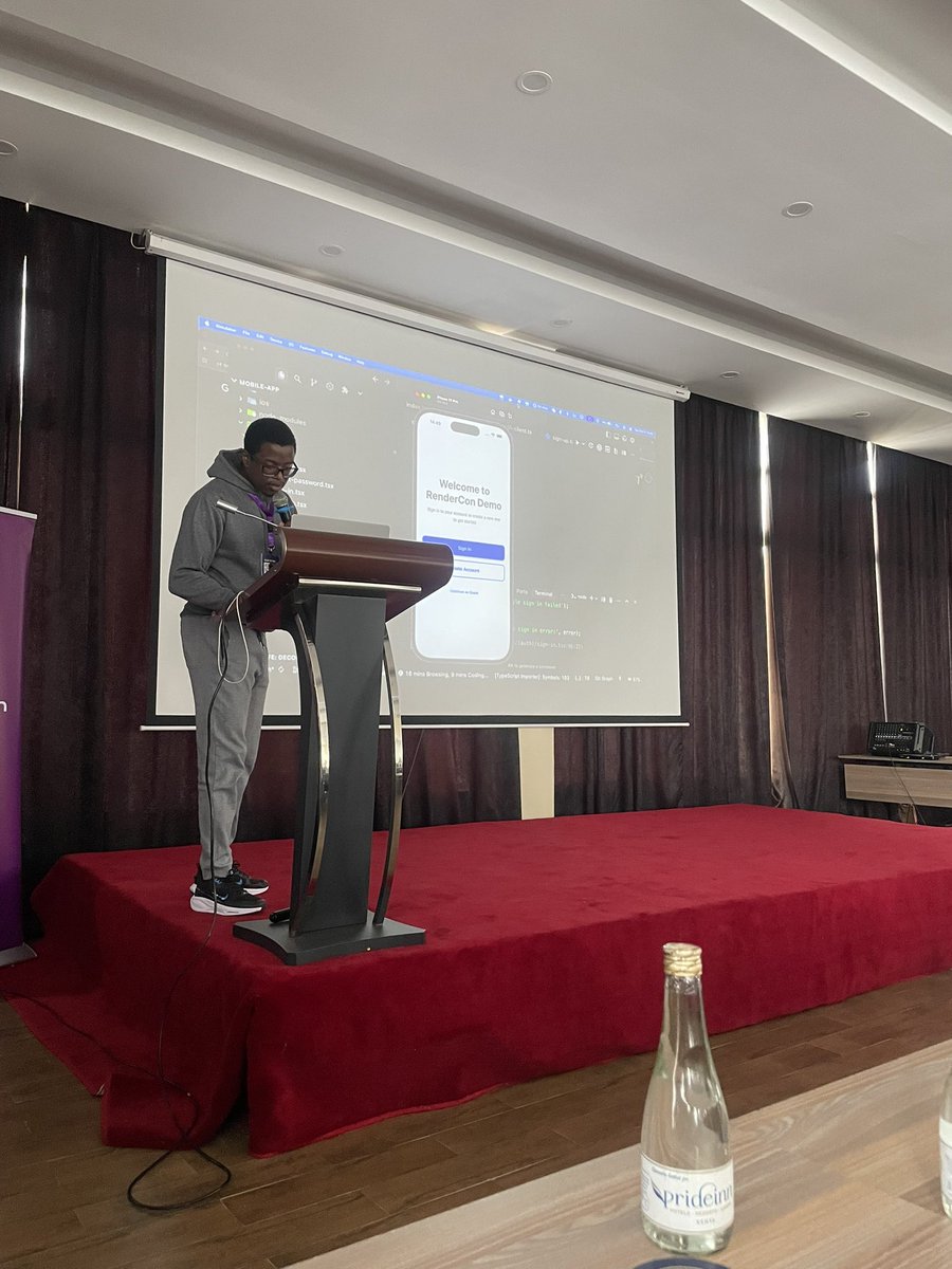 timothygachengo's tweet image. Rendercon 2025 was an amazing event. I loved the environment, the people and the food.
Talked about @better_auth integration into @expo Native apps.
Thank you @renderconke
Link to slides and code: github.com/timothygacheng…