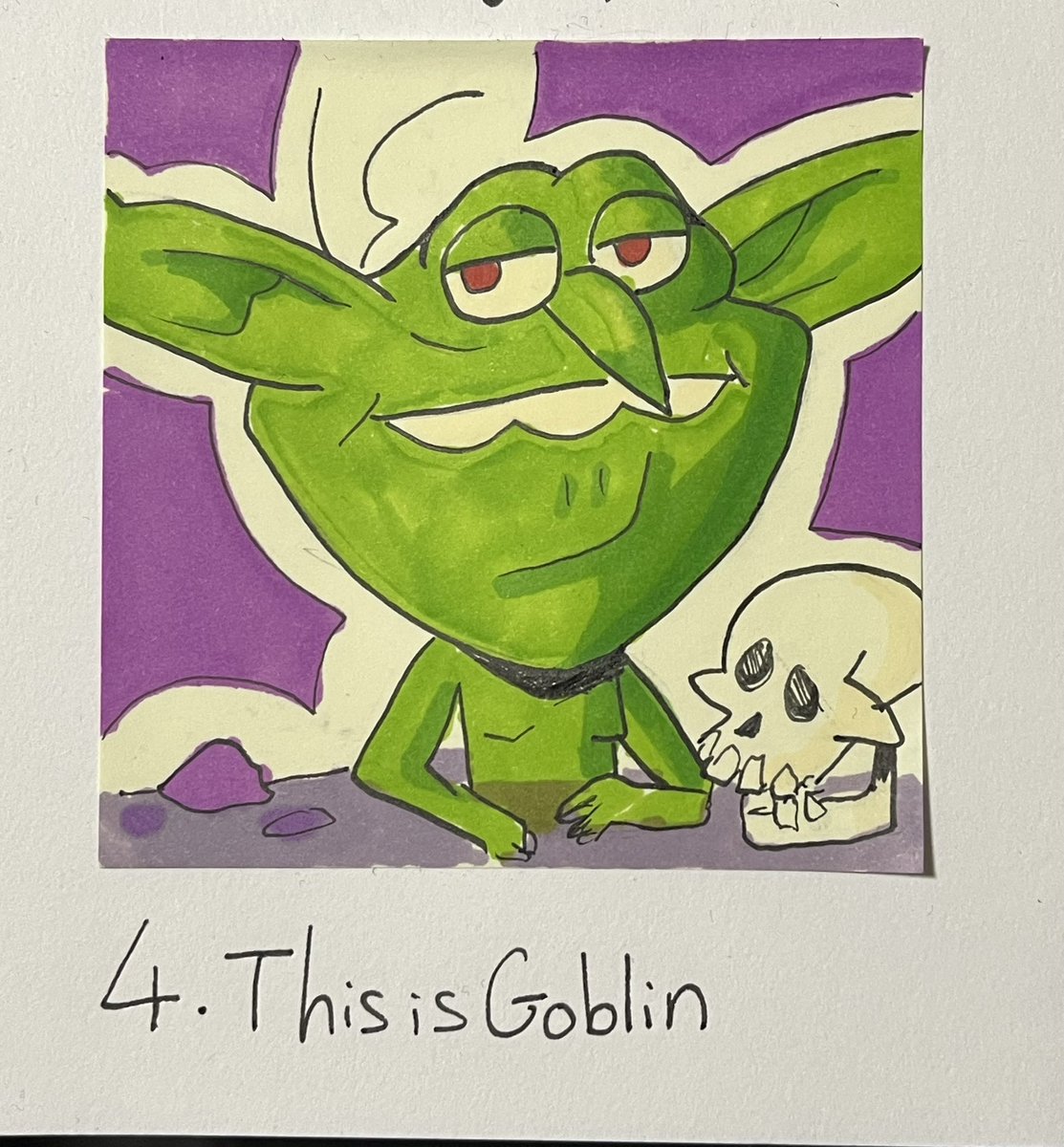 Day 4 of Vtober, it’s <a href="/thisisgoblin/">This is Goblin</a> 💀💜

♦️ #vtuber #vtober #goblin ♦️