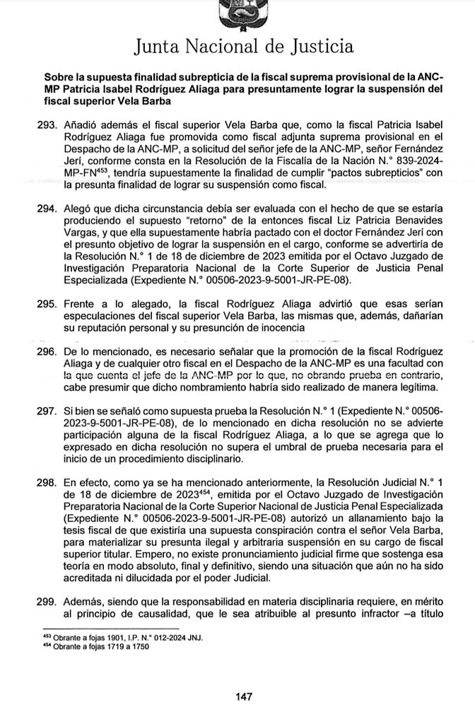jfowks's tweet photo. 🚨📢Nada le parece ilegal ni infracción a esta JNJ respecto de P. Benavides y Fernandez Jerí y los que actuaron por encargo contra los fiscales del Equipo Especial #LavaJato https://t.co/ZJ15szDDfI