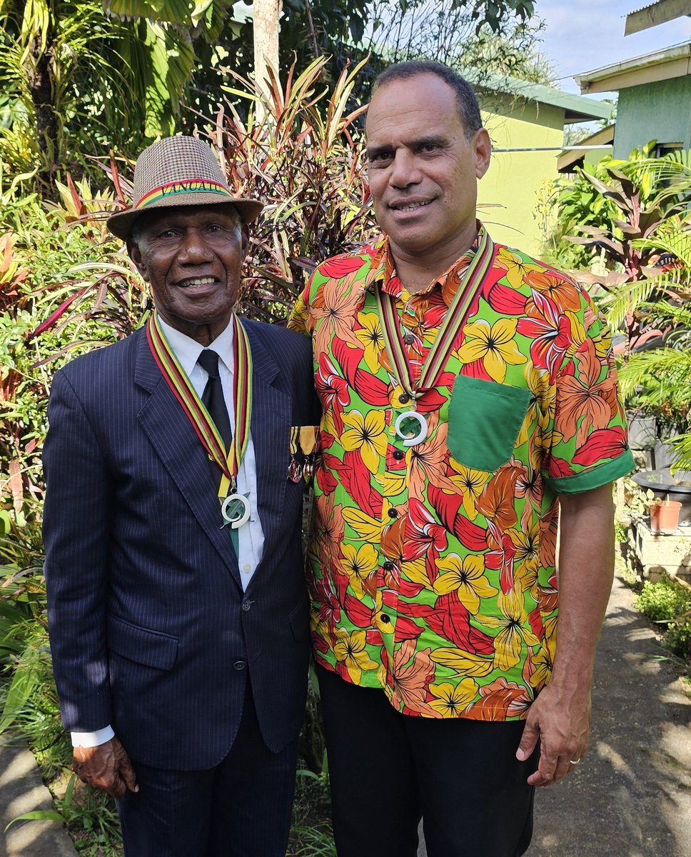 Today is the 46th anniversary of the signing of the Constitution that founded Vanuatu. My father is one of the few surviving drafters and signatories of the Constitution. His signature middle of second bottom row.