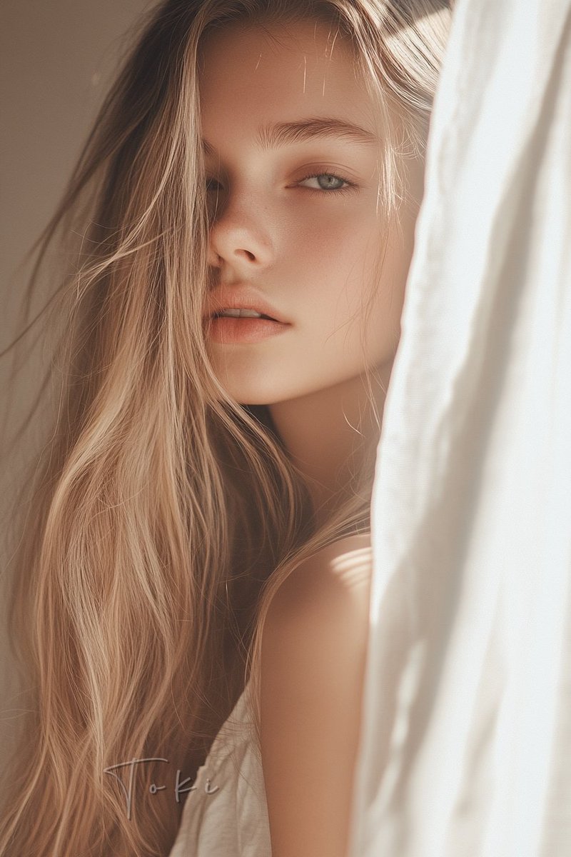Soft sunlight through the curtain,
where dreams still linger in the air.
🌤️