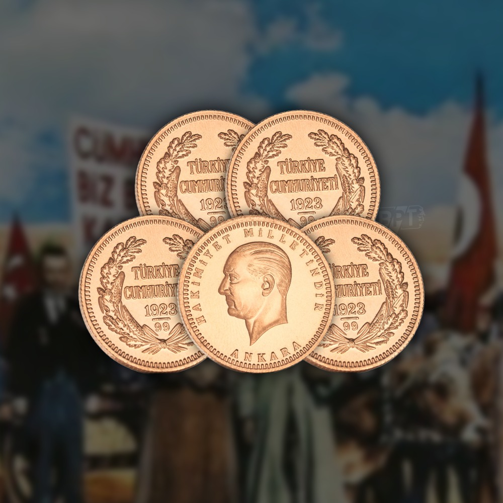 100 yıl önce bugün ilk Cumhuriyet Altını basıldı ve Mustafa Kemal Atatürk'e takdim edildi.