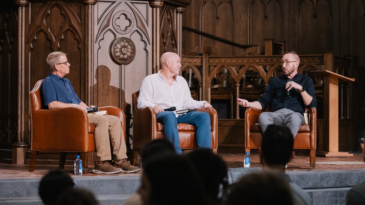 Ligonier's tweet photo. Today at our #AlwaysReadyConference, students were reminded that if we are in Christ, we belong to His church.
Our panelists encouraged students to live out their faith with conviction and confidence, knowing that Christ will build His church. https://t.co/4XJhhutQmp