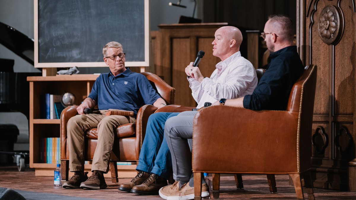 Ligonier's tweet photo. Today at our #AlwaysReadyConference, students were reminded that if we are in Christ, we belong to His church.
Our panelists encouraged students to live out their faith with conviction and confidence, knowing that Christ will build His church. https://t.co/4XJhhutQmp