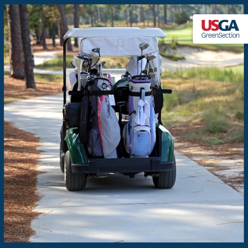 USGAGrnSection's tweet photo. Choosing cart path materials can be difficult. There are many options and they all have pros and cons. This article goes through the key considerations to help courses make the choice that works best for their needs 👇