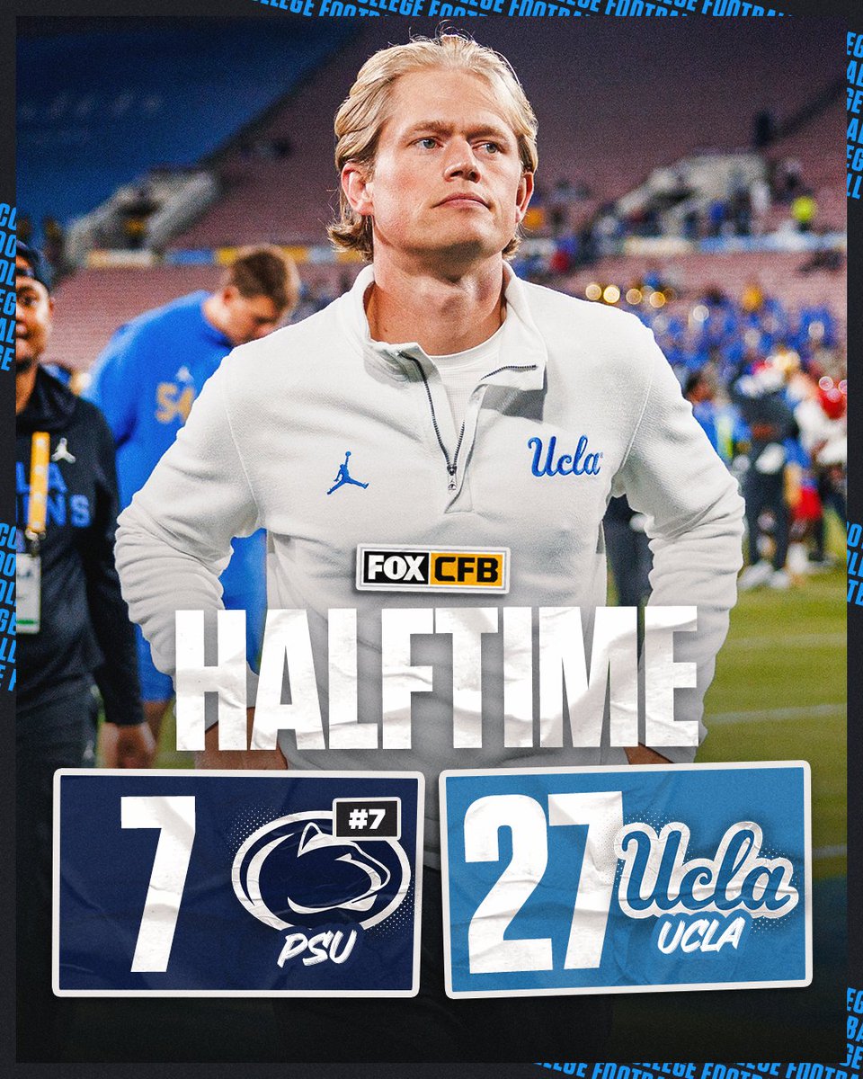 CFBONFOX's tweet photo. The Jerry Neuheisel game plan is in full effect in the first half for the Bruins 😮‍💨 @UCLAFootball https://t.co/zv92VlxmKO
