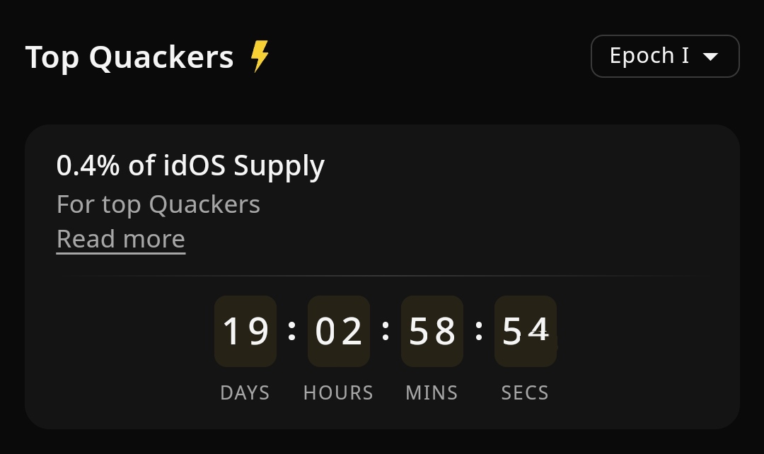 web3cryptohub's tweet image. Few days left @idOS_network 

Can I still rank on the leaderboard?