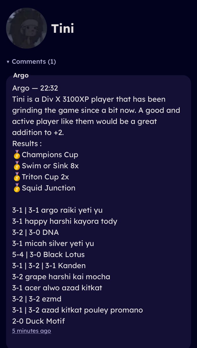 Got suggested to +2 by <a href="/Argo_25/">Argo</a>  !! Surely THIS is my season! (pls don’t keep me in the same plus tier as typos)