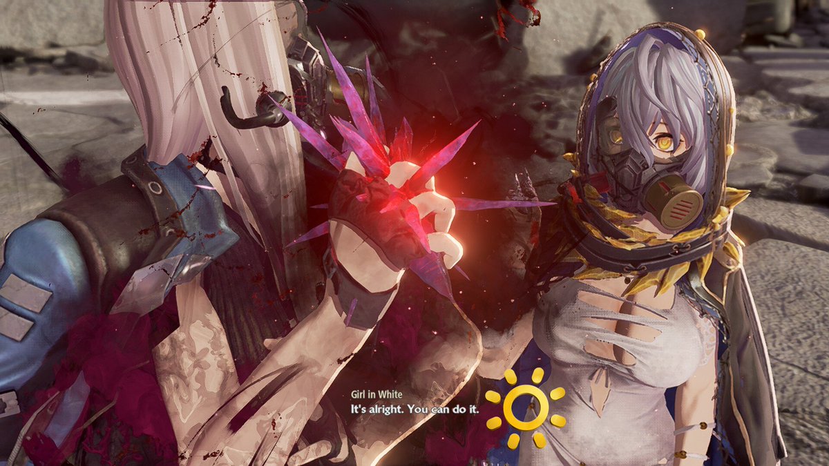 FieryPixelz's tweet image. Playing #CodeVein for the first time ever annnd...LOVE IT ALOT❣️
