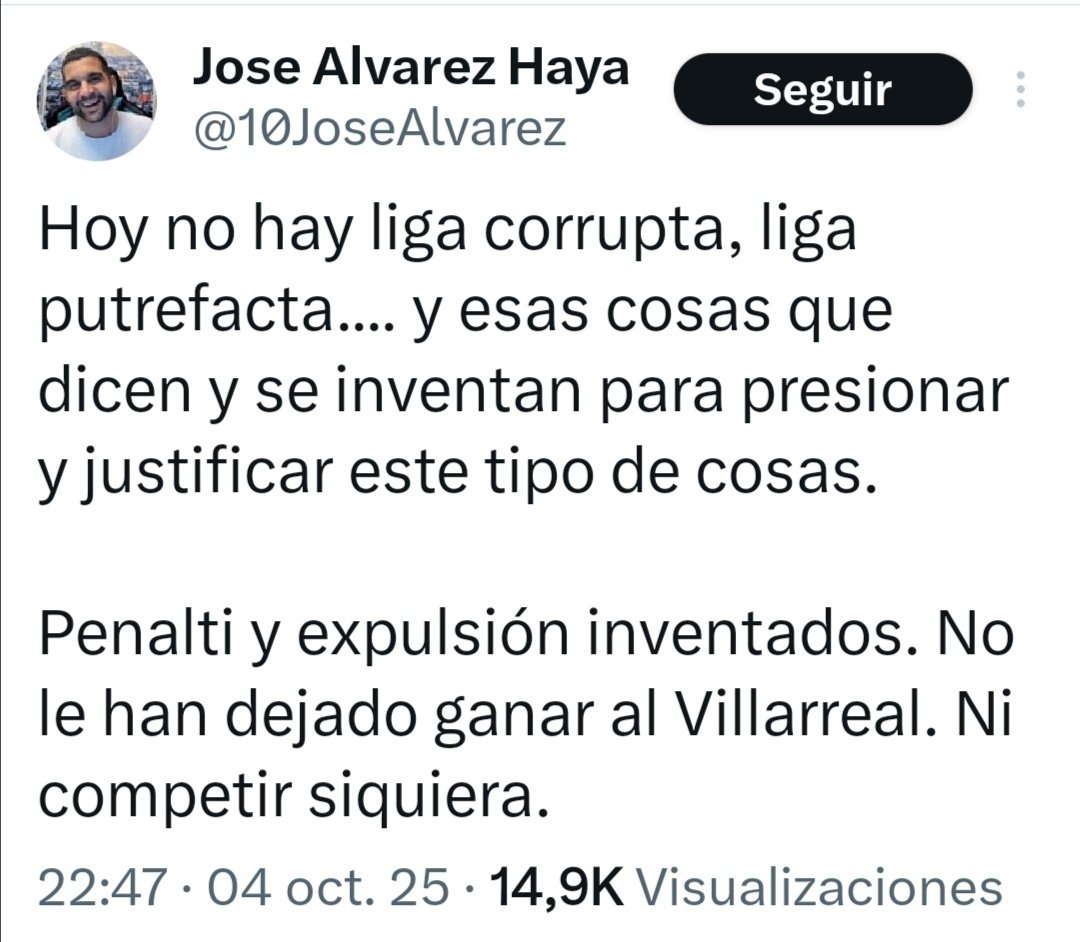 _Benito___'s tweet photo. Están tan acostumbrados a q nos roben q se quejan del único arbitraje q hemos tenido más o menos decente en lo q va d temporada 😂 https://t.co/xJexbrJmzo