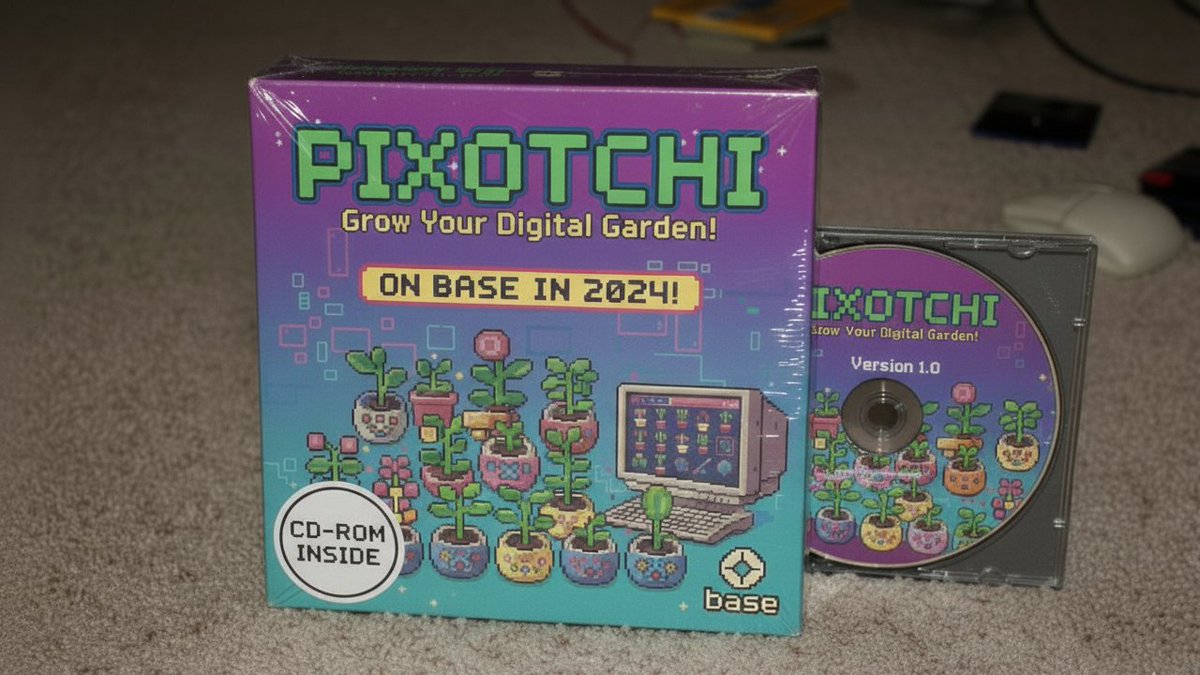 "Please insert Disk 2 to continue growing your plant."

We found this in an old drawer... 
apparently you can now play it on <a href="/baseapp/">Base app</a>?👀