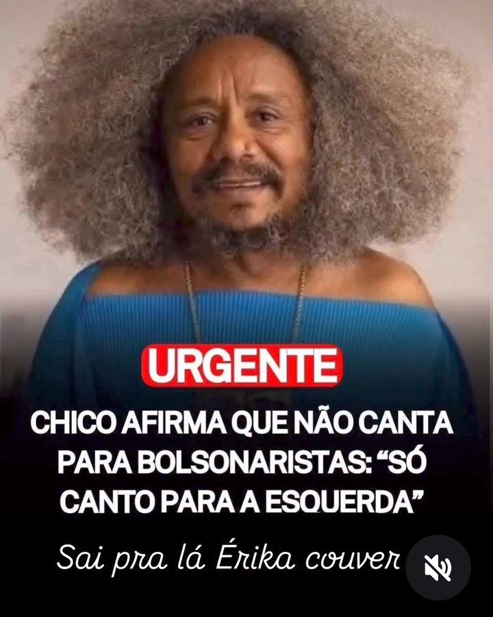 Boa noite, meus amores patriotas 🇧🇷 acho que vou fazer greve de fome,por causa do Chico,,esse cara é estranho 😱