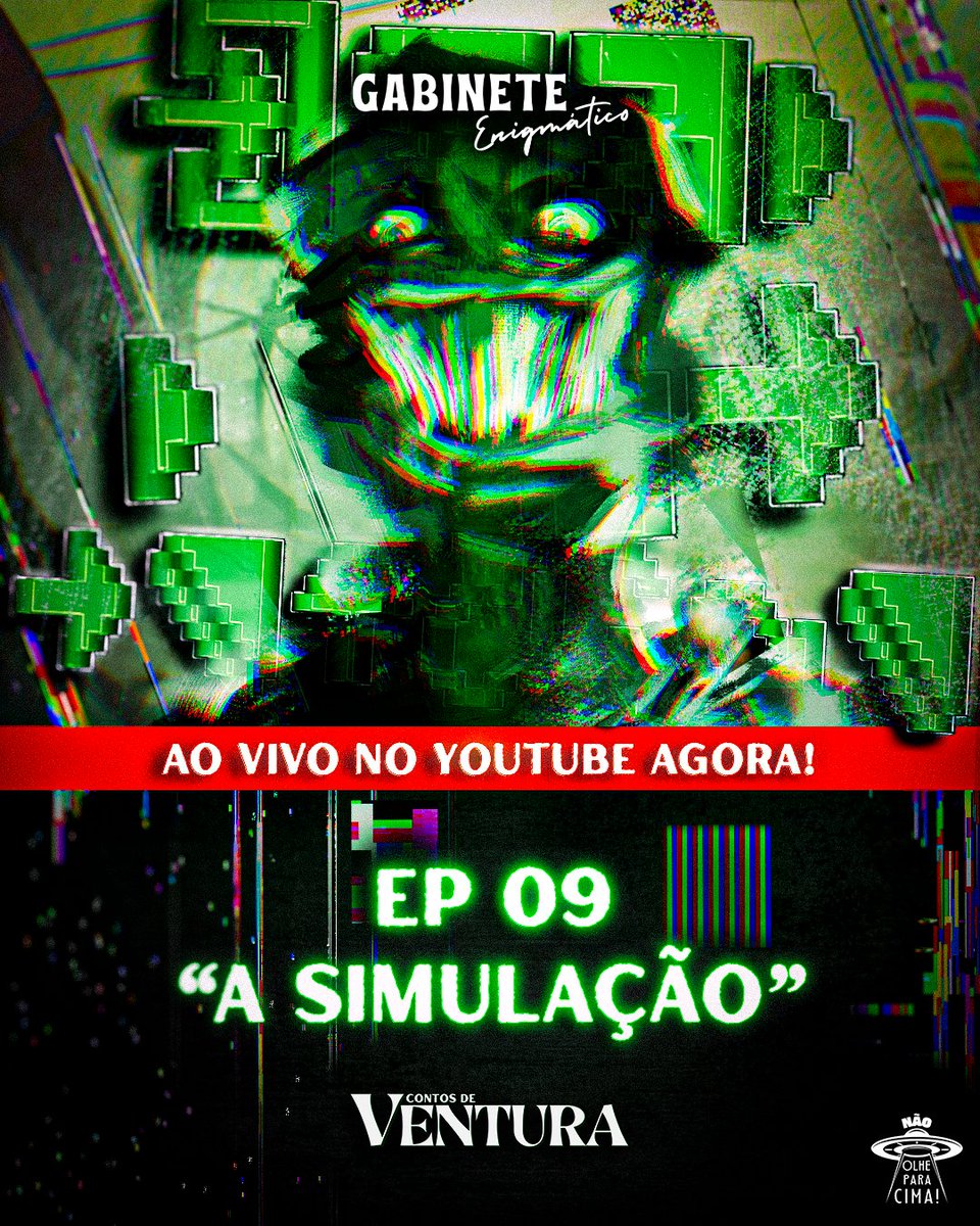 O que beber do fruto de ______ não mais será humano, nem será pó... 

Será visão, será verdade, será transcendência mental 👁️

O final chegou, e AGORA você terá a chance de vê-lo.  

Estamos ao vivo em:  
YouTube: youtube.com/live/8Bc0I9RDw…