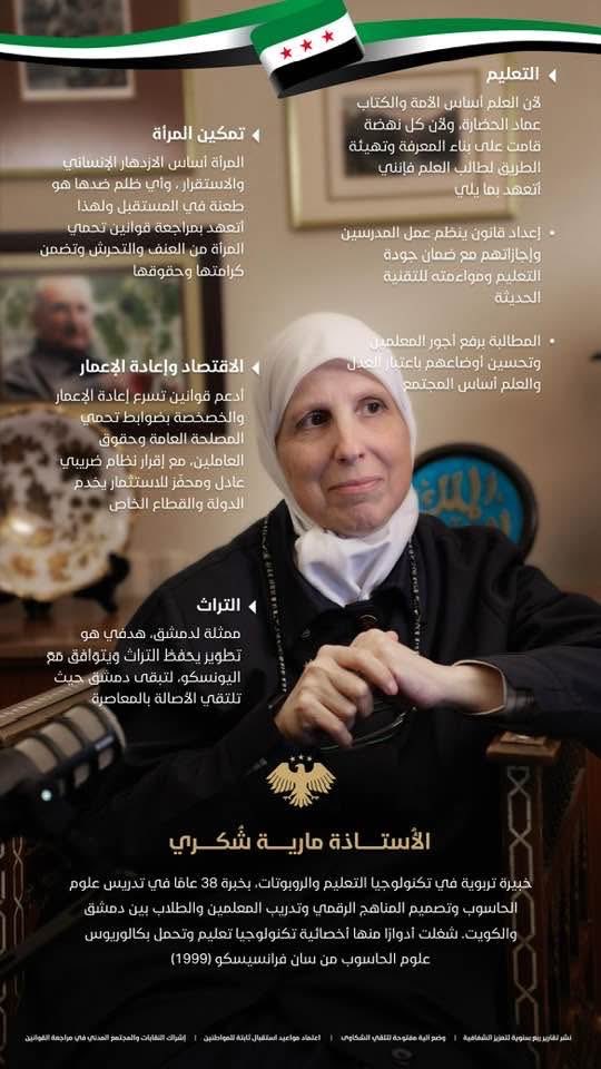 📢الى السيد وزير العدل #دمظهر_الويس المحترم. 
اتقدم بصفتي الشخصية بدعوة ضد المدعوة "ماريا شكري" لطعنها باعراض حرائر سوريا
في الفيديو واسع الانتشار .
@SyrMOfj
<a href="/syrianmoi/">وزارة الداخلية السورية</a>  <a href="/maabdwalshamee1/">د.مظهر الويس</a> 
#حرائر_سوريا