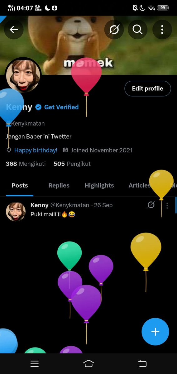 Kenykmatan's tweet photo. 22 years , HBD for me ❤ https://t.co/IqMgNfeYVT