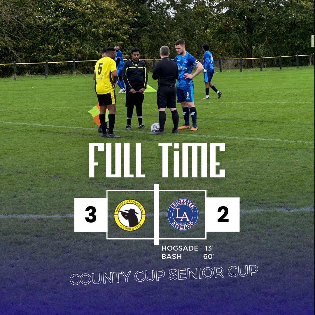 Leicester Atletico Fcπ΄βͺ (@leicatleticofc) on Twitter photo Defeat in the County Cup.
First defeat of the season. Errors cost us. Back in league action next Saturday πͺπΌ
#theLAUway Defeat in the County Cup.
First defeat of the season. Errors cost us. Back in league action next Saturday πͺπΌ
#theLAUway