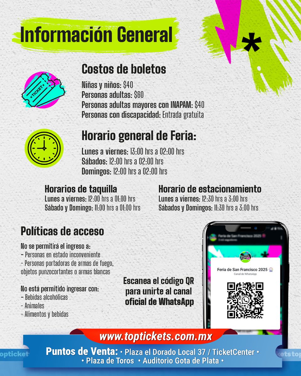 ✨ Todo lo que debes saber antes de venir a la #FDSF2024 está aquí.

Horarios, precios de accesos, y algunas recomendaciones para que planees tu visita este fin de semana. 🎟️