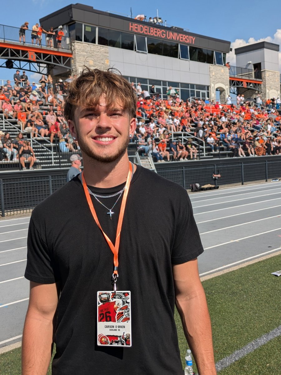 Had a great day watching <a href="/BergFootball/">Heidelberg Football</a> catch a home W for homecoming weekend. Thanks <a href="/Coach_Donaldson/">Scott Donaldson</a> for the invite!