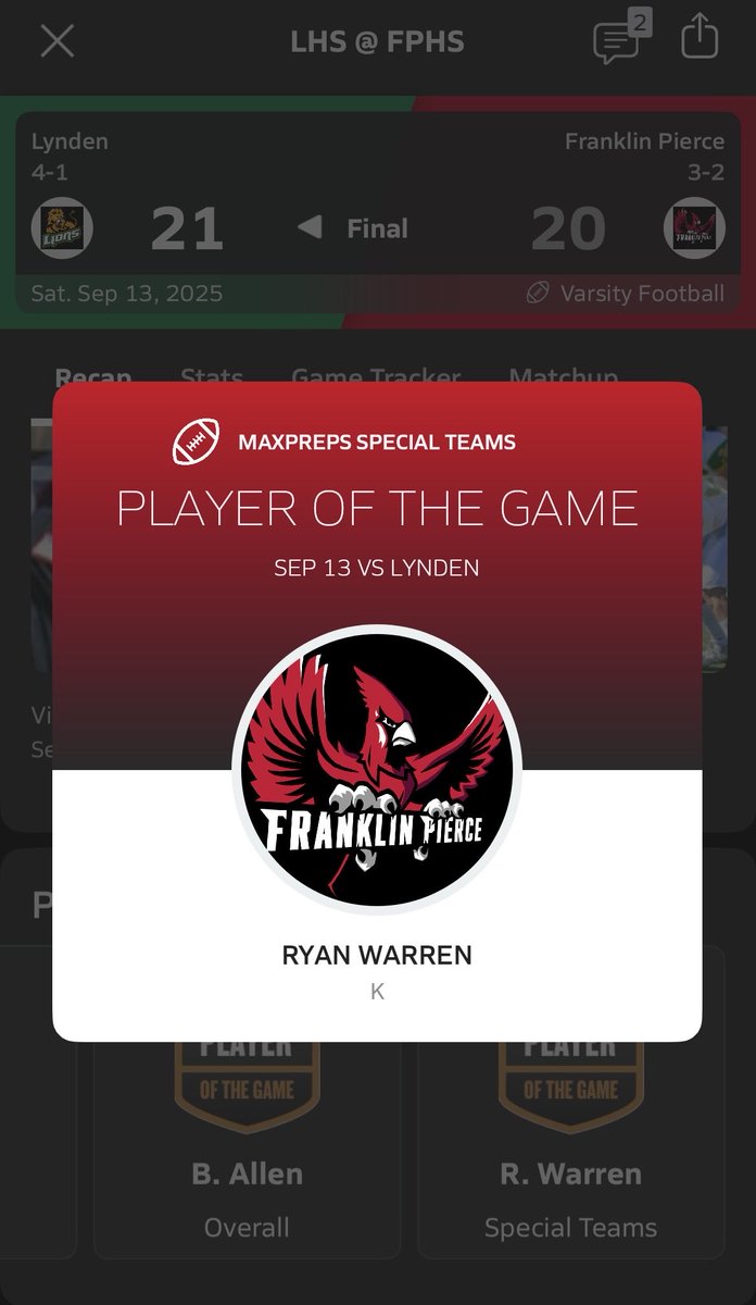 RyanWarren2027's tweet photo. With half of my junior regular season games completed Im been awarded special teams player of the game 4 times. #Junior #Football #kickerpunter https://t.co/zUoP7ffX0z