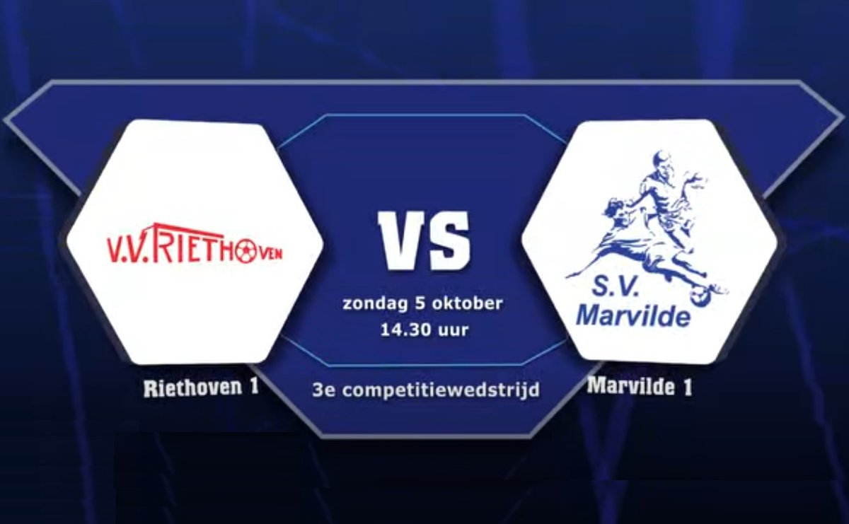 Zondag vanaf 14 uur Great United Sport op Radio Veldhoven met de wedstrijden:
<a href="/vvUNA/">UNA</a> - <a href="/rksvGroeneSter/">Groene Ster</a> 
<a href="/vvGestel/">GestelVV</a> - <a href="/rkvvo/">RKVVO</a> 
<a href="/vvAcht/">vv Acht</a> - <a href="/RoodWitV/">Rood-Wit Veldhoven</a> 
<a href="/VVRiethoven/">VV Riethoven</a> - <a href="/Marvilde1/">Marvilde 1</a> 
We zijn regionaal te horen via 107.7 FM en DAB+ en wereldwijd via de stream omroepveldhoven.nl