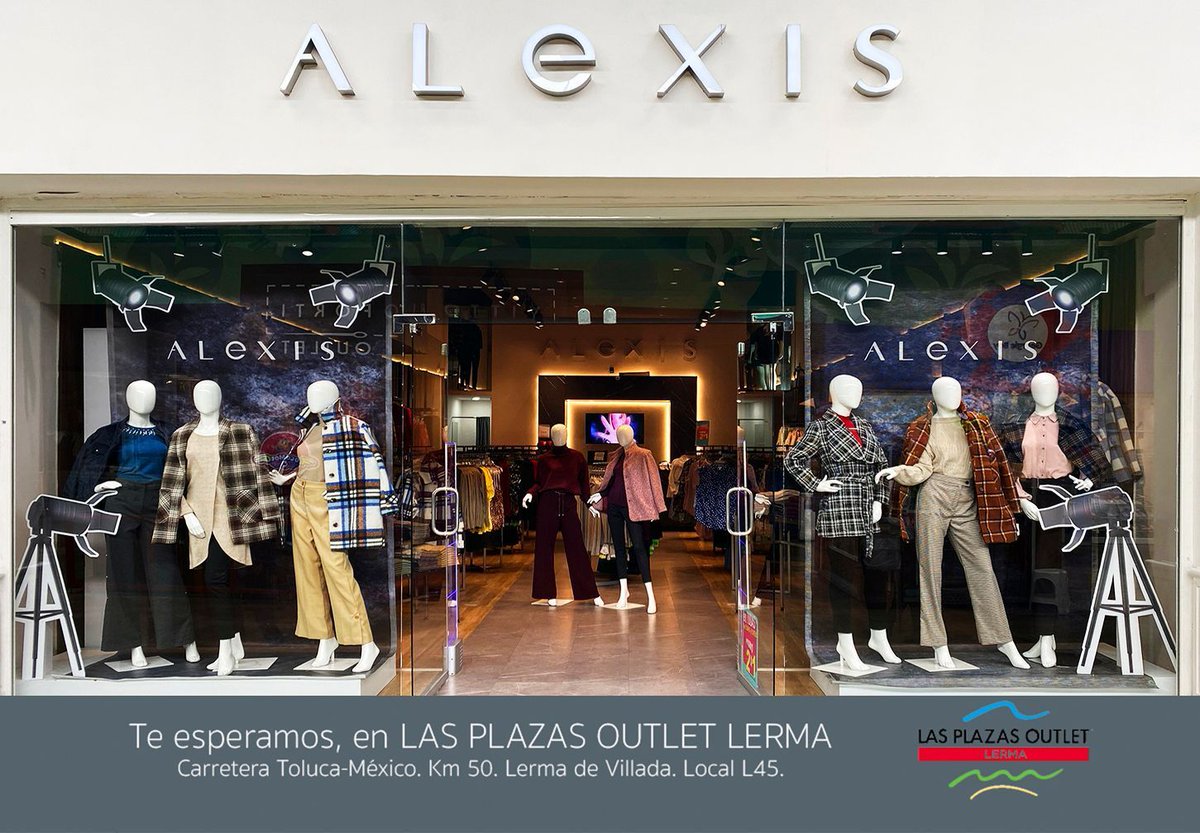 AlexisModa's tweet image. Visita tu TIENDA ALEXIS OUTLET favorita, nos encuentras en LERMA y PUNTA NORTE, te esperamos, todos tus looks ALEXIS al mejor precio! #AlexisOutlet #Outlet #LasPlazasOutletLerma #PremiumOutletPuntaNorte #soyAlexis #MujerAlexis #toluca #lerma #puntanorte