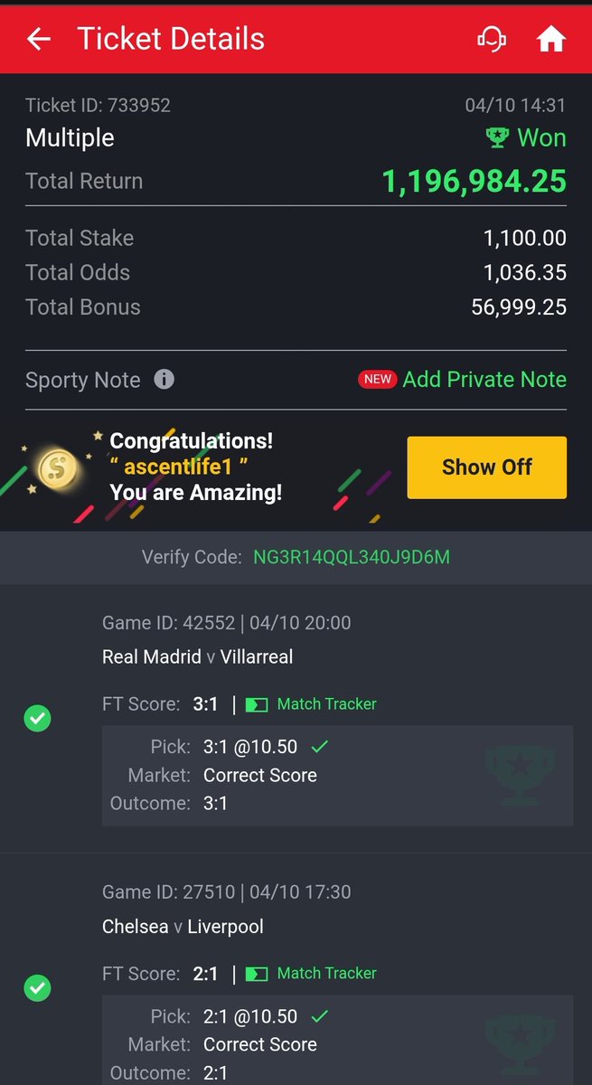 Ascentlife1's tweet photo. God is the greatest! 
3 Correct score predictions in the Lord's bag..

I wanna thank myself for believing in me. 

Finally a grand audit 💥💥💥💥💥🔥🔥💯✅ https://t.co/YPLlCJ0tAk