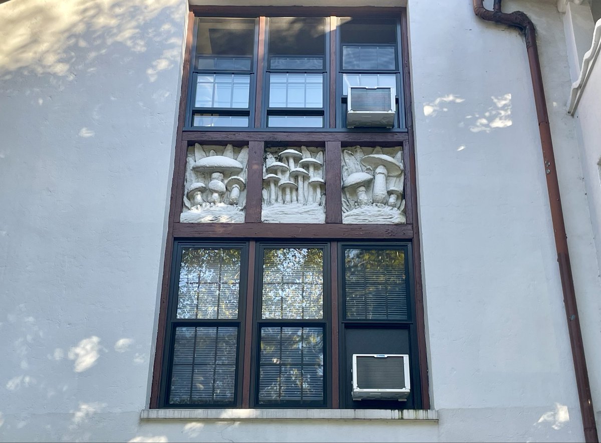 JoshLipnik's tweet photo. Mushroom spandrels in Pittsburgh https://t.co/UgI9ivM8BN