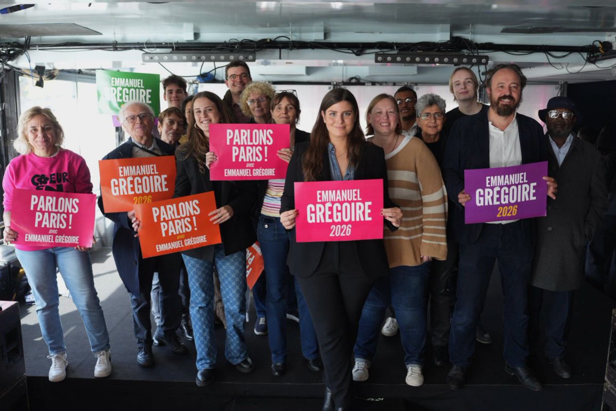 PS Paris 15 🌹 (@psparis15) on Twitter photo Autour d’<a href="/egregoire/">Emmanuel Grégoire</a> et d’<a href="/AnouchToranian/">Anouch Toranian</a> pour garder Paris à gauche en 2026 !
#Gregoire2026 Autour d’<a href="/egregoire/">Emmanuel Grégoire</a> et d’<a href="/AnouchToranian/">Anouch Toranian</a> pour garder Paris à gauche en 2026 !
#Gregoire2026