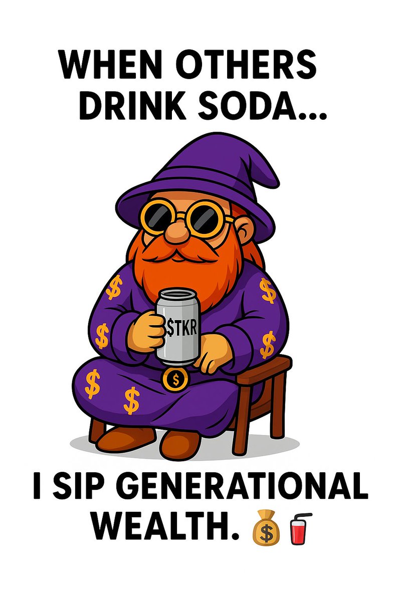 While everyone’s busy sipping hype and sugar rushes, I’m cracking open $STKR and drinking straight from the future. 🥤💰

I’m not here for a quick buzz, I’m here for the play that builds legacy. Some chase hype… we build generational wealth.

#STKR #MemeMilitia #Next100x