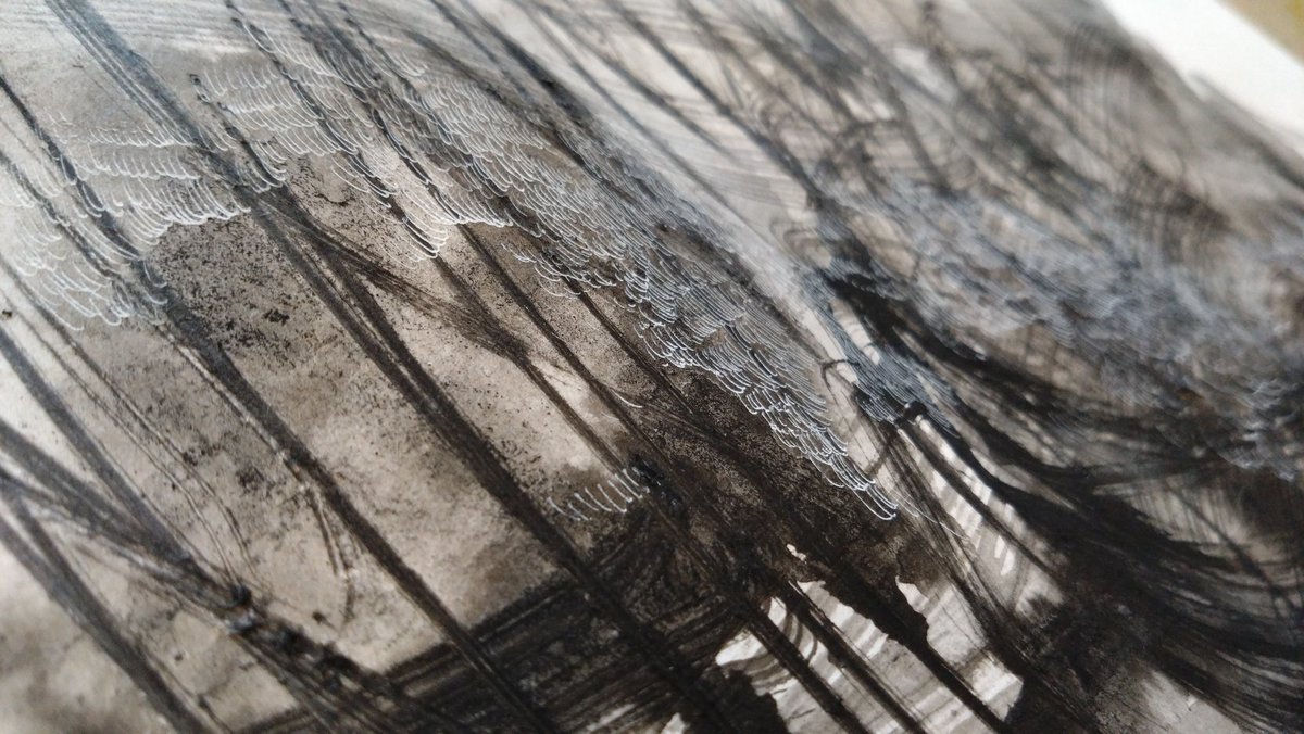 tttttan's tweet image. 202510050637atUDOK.
B3 albireo
morning drawing time...
#duringdrawing #drawing #abstraction #onahamart #japaneseart #pen #sumi #art #improvisation #ドローイング #線描 #墨 #水墨 #ペン #筆 #肉筆画#tttttan