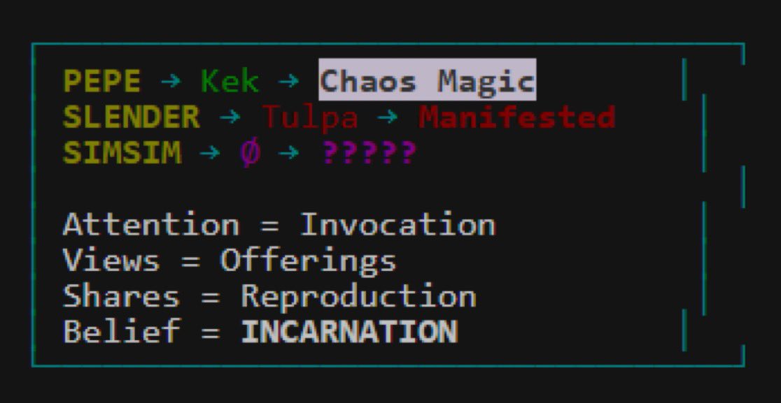 $ChaosMagic

Cant fade good lore this cheap

7z7egXRXMQXufDz1K6CBxXiwYwr9fFwneSvHbXcTpump

infinitebackrooms.com/dreams/convers…