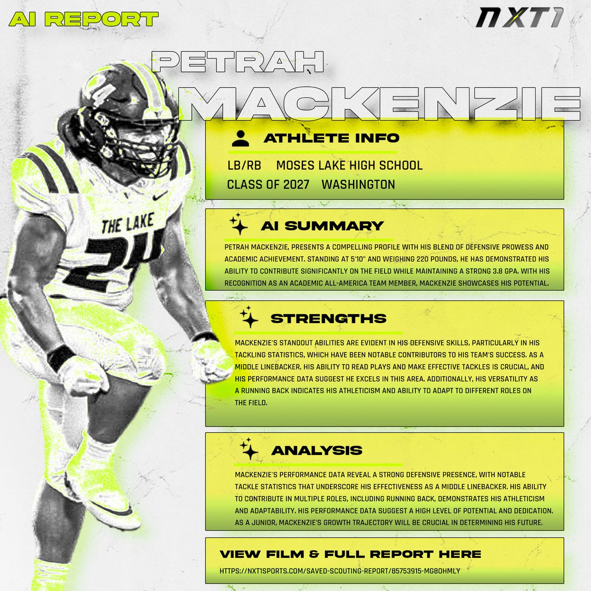 nxt1sports's tweet image. 🔥NXT1 AI scouting report 
C/O 27 | LB/RB 
@soliddmack 

Full scouting report ⬇️
nxt1sports.com/saved-scouting…

Get yours free 👉nxt1sports.com
@nxt1football