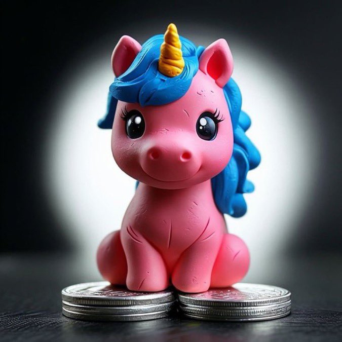 Unicorn Fart Dust meme token image with a badass unicorn theme