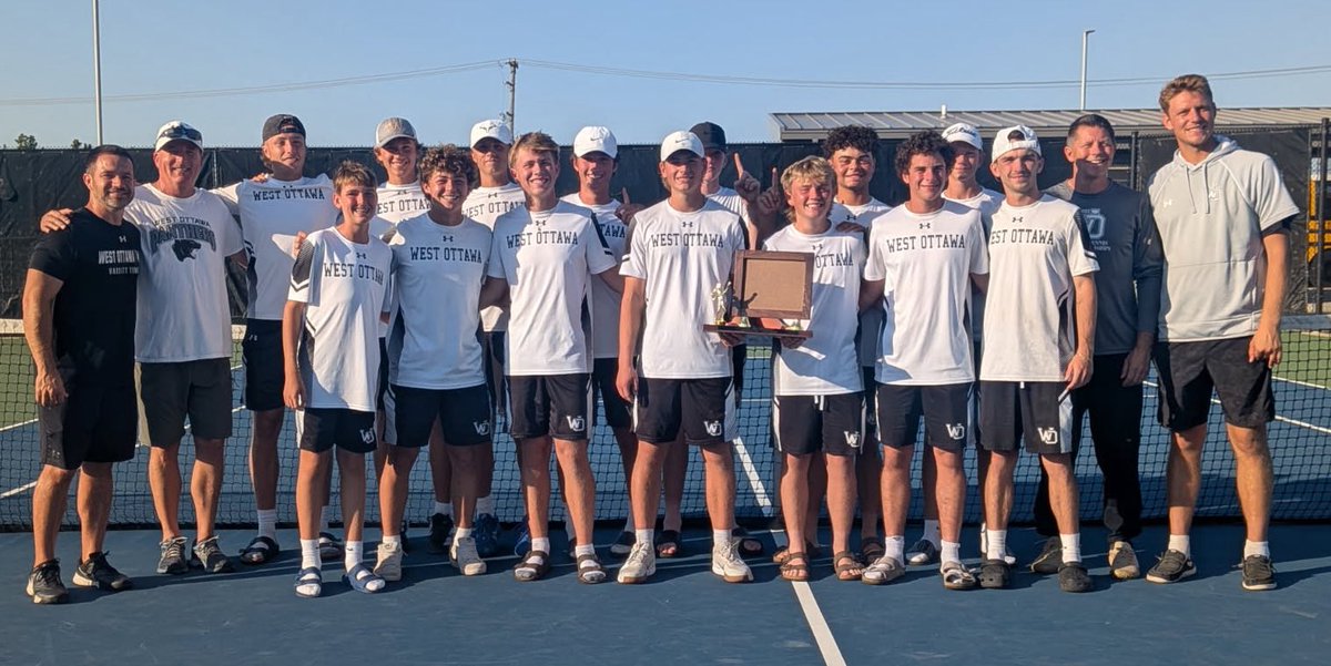 Make it 5 straight for Panther Tennis. OK Red Champs! #GoWO #29Sports1Team