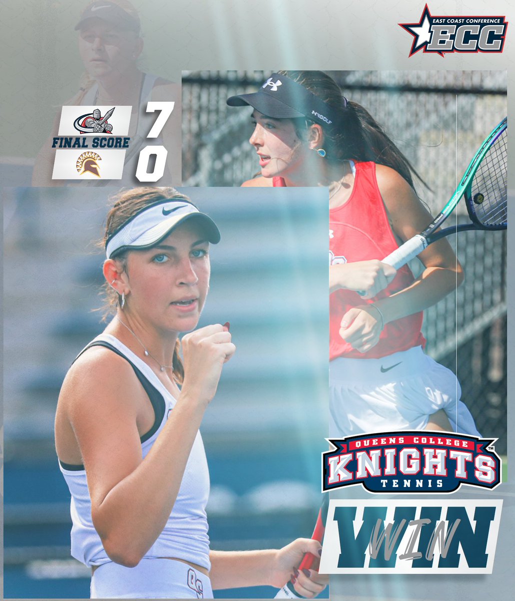 Queens College Knights (@qcknights) on Twitter photo ๐๐๐๐๐๐๐ ๐๐๐โผ๏ธ Women's Tennis opens <a href="/ECCSports/">East Coast Conference</a> play with a 7-0 victory over STAC! #knightnation
Full recap to follow ๐๐๐๐๐๐๐ ๐๐๐โผ๏ธ Women's Tennis opens <a href="/ECCSports/">East Coast Conference</a> play with a 7-0 victory over STAC! #knightnation
Full recap to follow