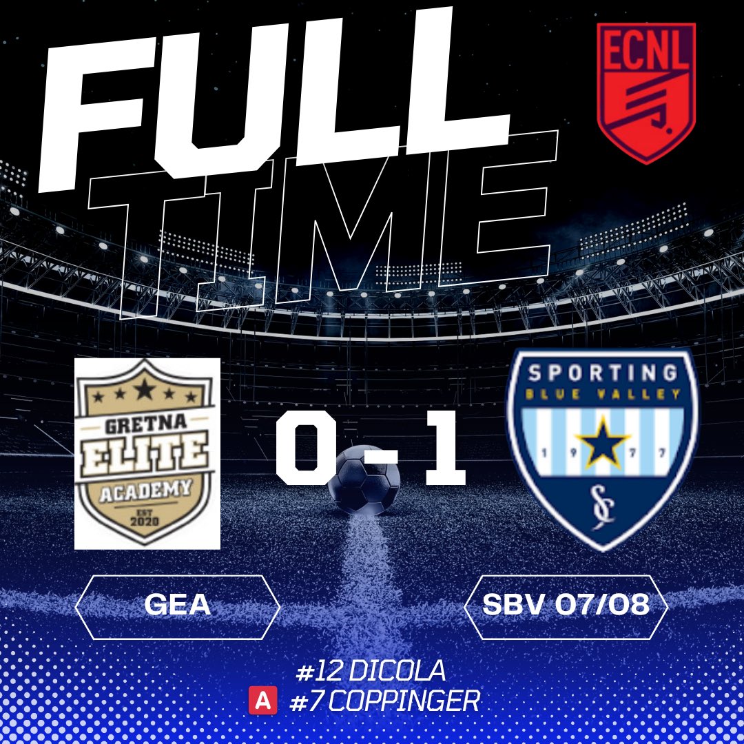 Sporting Blue Valley ECNL 07/08 tweet media