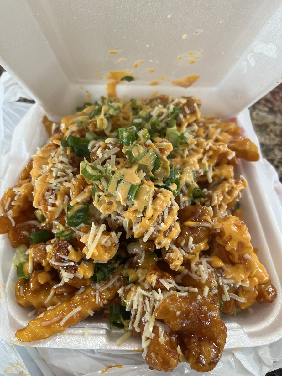 WHITEHEAD305's tweet image. The best Chinese I had ever… Mr. You Chinese Orange chicken fries!!! 15/10 🍟 🤤🔥 #Cali #California #Chinese