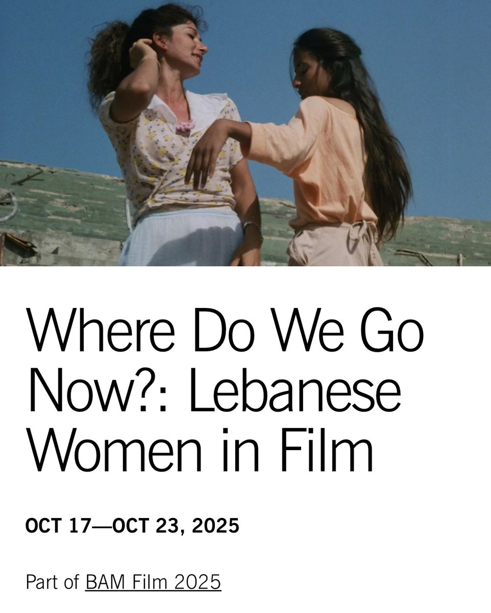 Some October attractions in New York:
- João César Monteiro at MoMA
- Shiguéhiko Hasumi at Japan Society
- Jocelyn Saab &amp; Heiny Srour at BAM