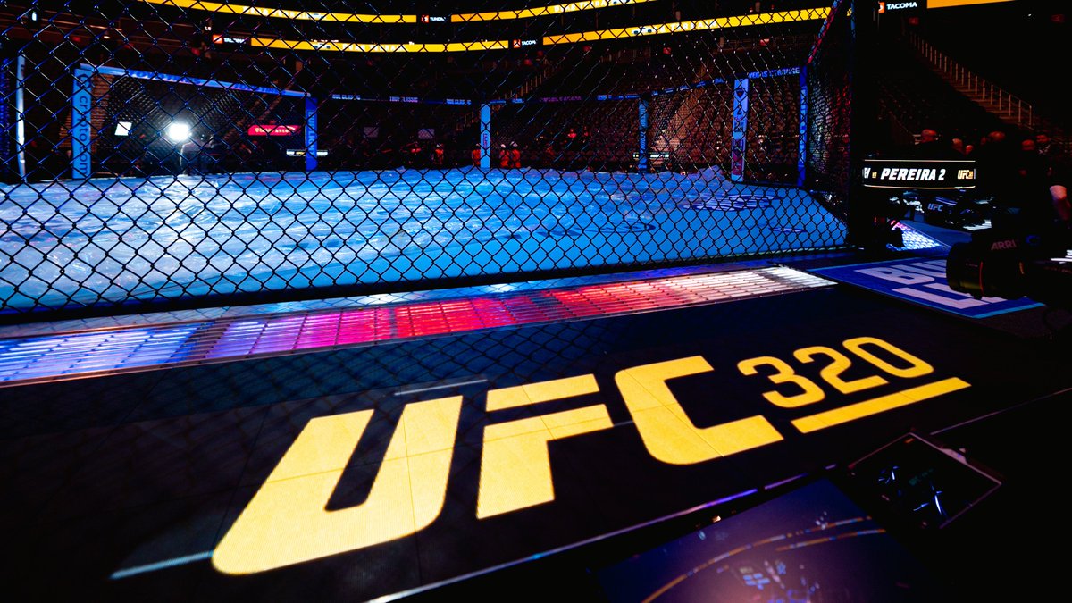 ufc's tweet image. The Octagon is calling ☎️

[ #UFC320 starts NOW on the @ESPN app ]