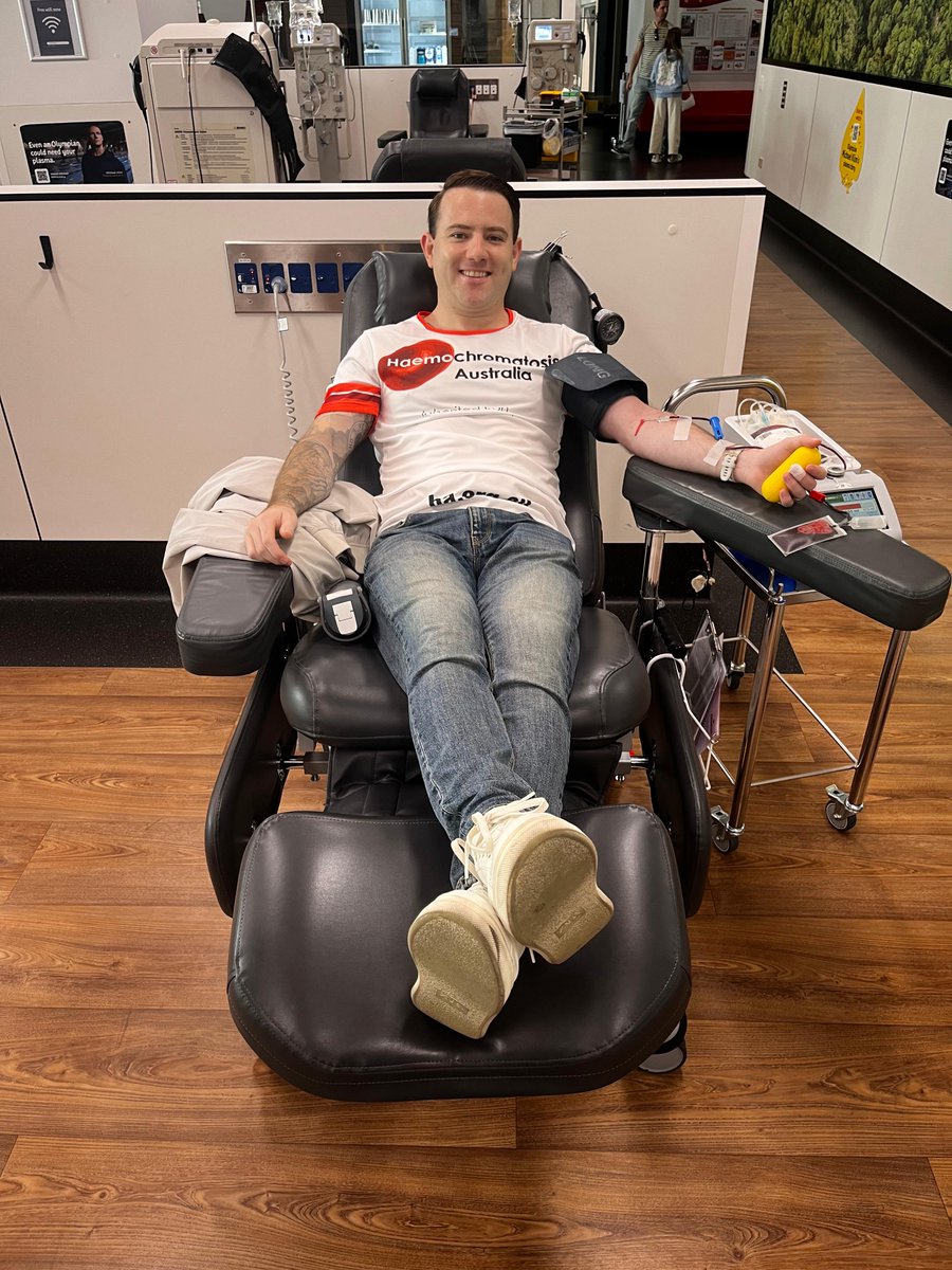 HaemAus's tweet photo. 🏃♂️ One week to go! Ryan is running the Perth Running Festival Marathon in Haemochromatosis Australia colours ❤️ to raise awareness of Australia’s most common genetic condition.
👏 Cheer him on and help spread the word!
#PerthRunningFestival #Haemochromatosis https://t.co/ywdJFVpbJ6