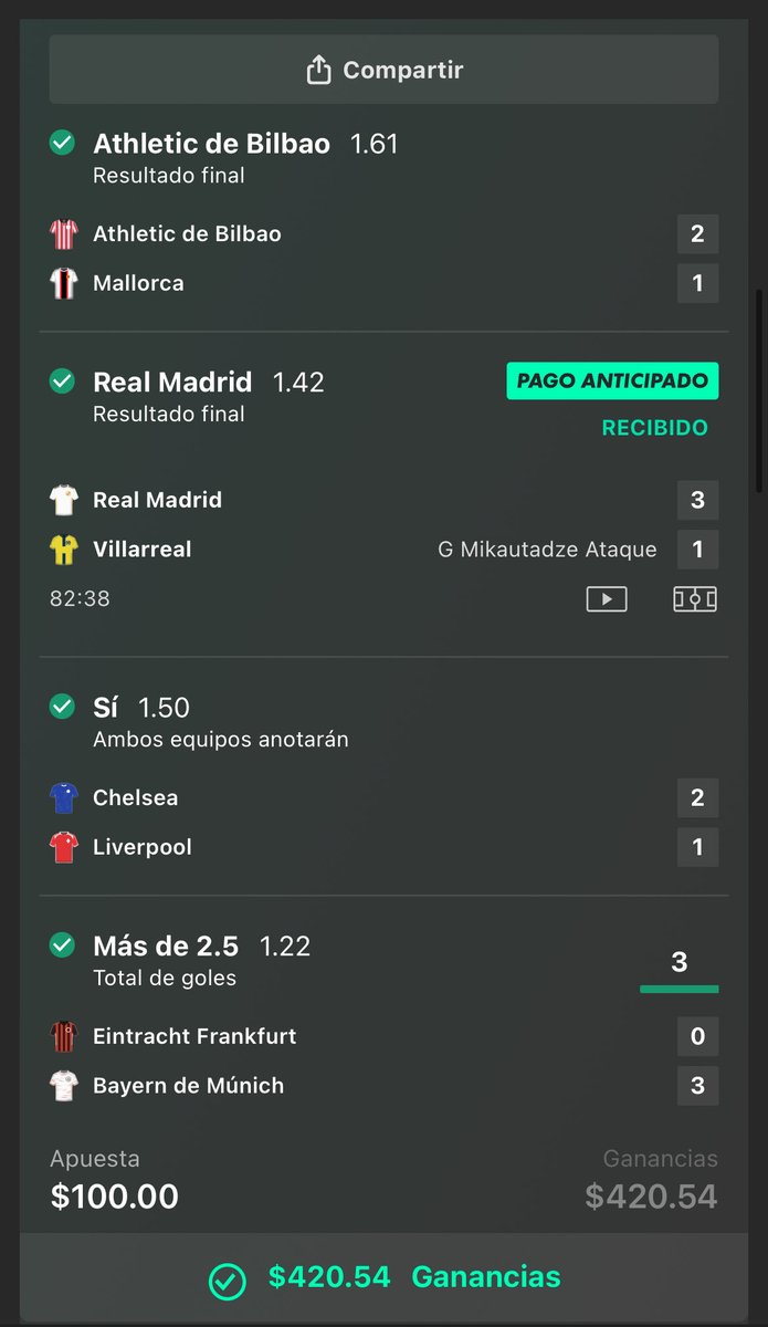 paconunezz's tweet photo. @PicksPicks5 Las 3 que metí hoy se dieron, creando bank para irme con todo después https://t.co/F5rK2mYUKF
