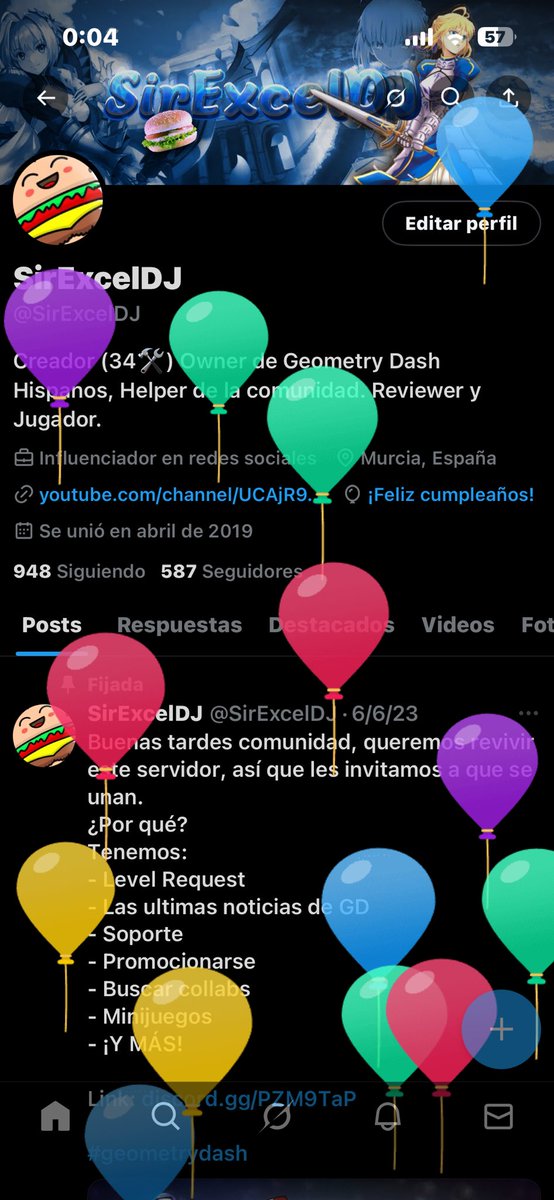 Balloons? someone hacked my profile… Rob it was you? 🤬 24 laps to the sun! 🎉🥰
