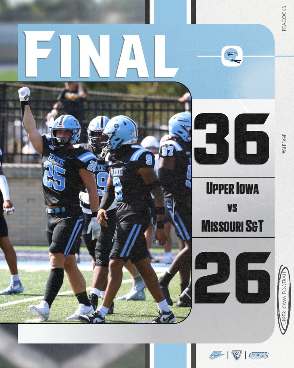 Final from Rolla‼️

#SLEDGE || 🦚🏈