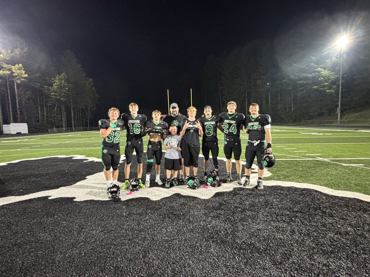 5-1 I'm incredibly proud of my team last night and really grateful for my last homecoming. It was a game I'll never forget. God has blessed us in so many ways. <a href="/MtnHeritageFB/">MtnHeritage Football</a> <a href="/Cason2411/">Cason Jones</a> <a href="/BitCallo44/">Foster Calloway</a> <a href="/Ervine1124/">Ervine</a> <a href="/JacksonBanks28/">Jackson Banks</a> <a href="/CarterBenn20098/">Carter Bennett</a>