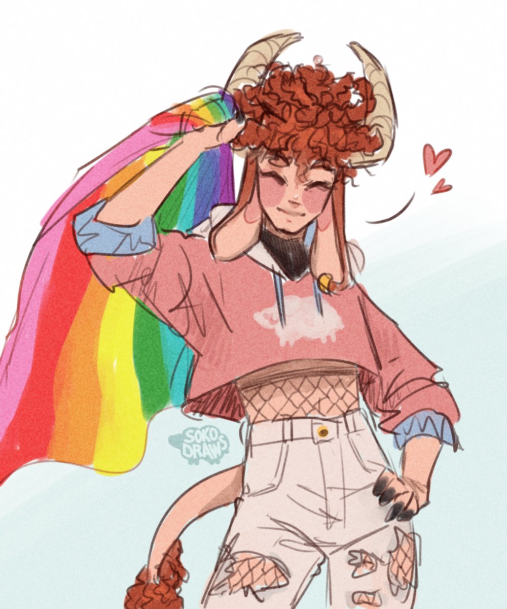 sokoistrying's tweet photo. quick doodle
#pride https://t.co/FjgrHh3Jta