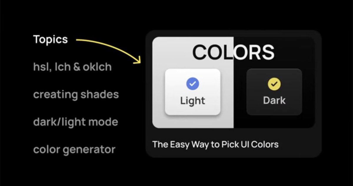place4code's tweet image. The Easy Way to Pick UI Colors youtu.be/vvPklRN0Tco?si…