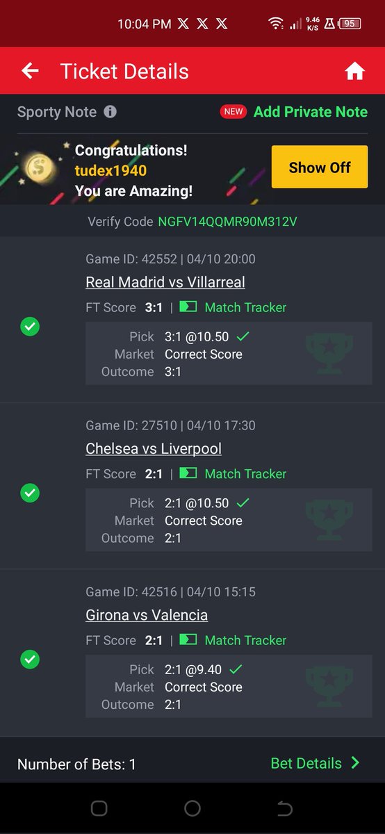 ItzGhostTips's tweet photo. @ChelseaFC Congratulations 🎉 to me https://t.co/dfu8PRoE1s